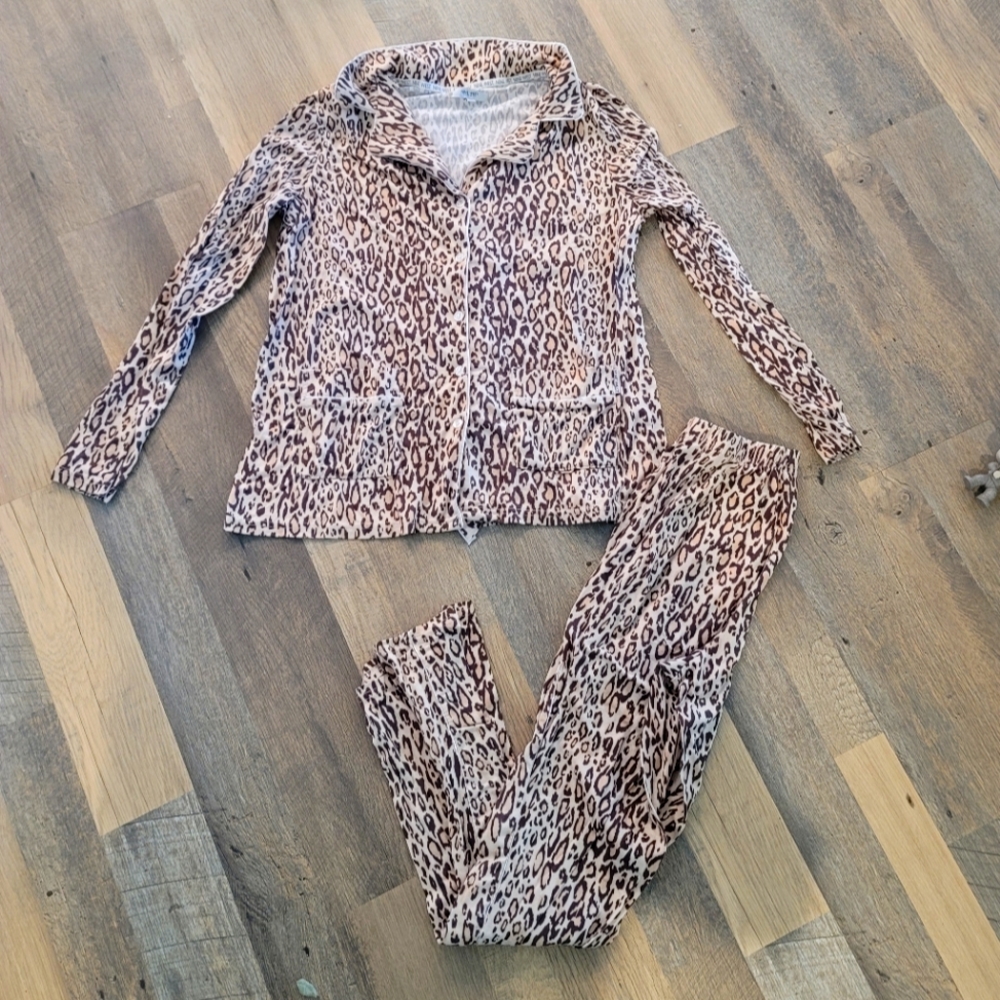 Leopard Print Pajamas